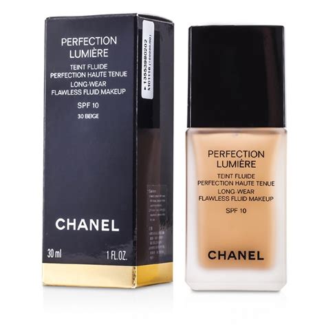 chanel perfection lumiere long wear flawless fluid makeup spf 10|perfection lumier long wear reviews.